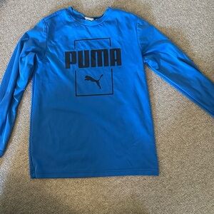 Puma Vibrant Blue Long Sleeve Tee
